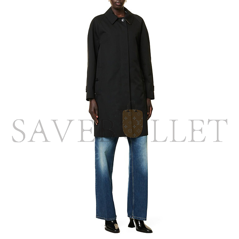 BURBERRY COTTON CAMDEN HERITAGE MID-LENGTH CAR COAT